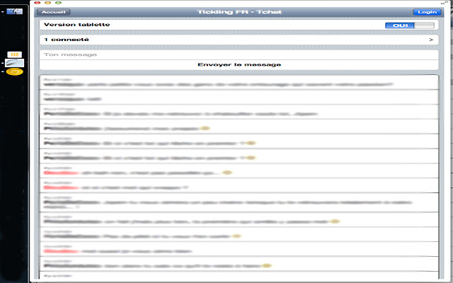 Tickling FR Tchat from Chrome web store to be run with OffiDocs Chromium online Tickling FR Tchat from Chrome web store to be run with OffiDocs Chromium online