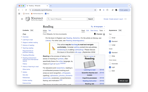 Time to Read from Chrome web store to be run with OffiDocs Chromium online Time to Read from Chrome web store to be run with OffiDocs Chromium online