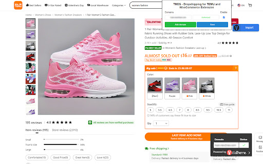 TMDS Dropshipping for TEMU and WooCommerce Extension from Chrome web store to be run with OffiDocs Chromium online TMDS Dropshipping for TEMU and WooCommerce Extension from Chrome web store to be run with OffiDocs Chromium online