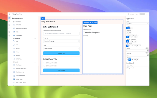 Toolmark AI No code AI App and Extension Builder from Chrome web store to be run with OffiDocs Chromium online Toolmark AI No code AI App and Extension Builder from Chrome web store to be run with OffiDocs Chromium online