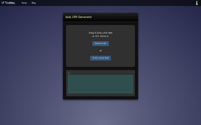 Toolsley Data URI Generator from Chrome web store to be run with OffiDocs Chromium online Toolsley Data URI Generator from Chrome web store to be run with OffiDocs Chromium online
