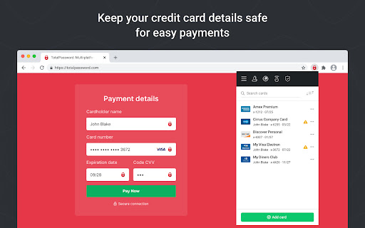 Total Password from Chrome web store to be run with OffiDocs Chromium online Total Password from Chrome web store to be run with OffiDocs Chromium online