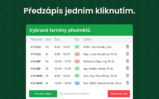 TUL Stag AUTO Předzápis from Chrome web store to be run with OffiDocs Chromium online TUL Stag AUTO Předzápis from Chrome web store to be run with OffiDocs Chromium online