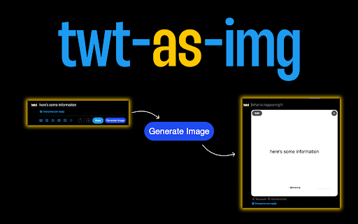 Tweet as Image Tweet to Image Converter from Chrome web store to be run with OffiDocs Chromium online Tweet as Image Tweet to Image Converter from Chrome web store to be run with OffiDocs Chromium online