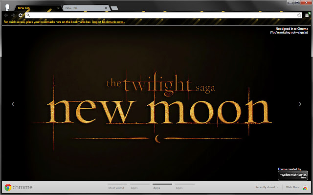 Twilight New Moon Logo from Chrome web store to be run with OffiDocs Chromium online Twilight New Moon Logo from Chrome web store to be run with OffiDocs Chromium online
