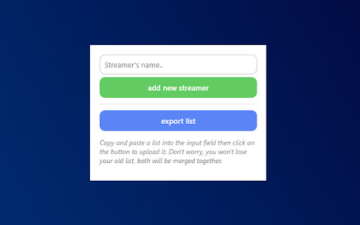 Twitch trash streamer remover from Chrome web store to be run with OffiDocs Chromium online Twitch trash streamer remover from Chrome web store to be run with OffiDocs Chromium online