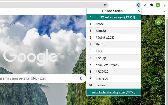 Twitter Trends from Chrome web store to be run with OffiDocs Chromium online Twitter Trends from Chrome web store to be run with OffiDocs Chromium online