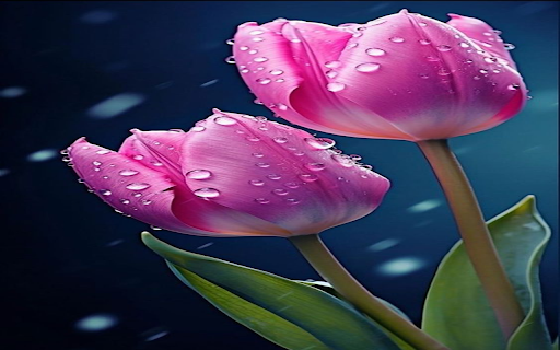 Two pink tulips Wallpaper from Chrome web store to be run with OffiDocs Chromium online Two pink tulips Wallpaper from Chrome web store to be run with OffiDocs Chromium online