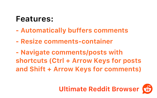 Ultimate Reddit Browser from Chrome web store to be run with OffiDocs Chromium online Ultimate Reddit Browser from Chrome web store to be run with OffiDocs Chromium online