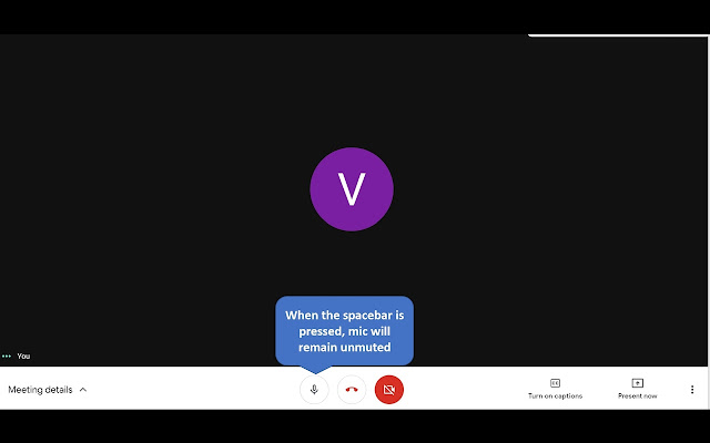 Unmute Google Meet on Key Press from Chrome web store to be run with OffiDocs Chromium online Unmute Google Meet on Key Press from Chrome web store to be run with OffiDocs Chromium online