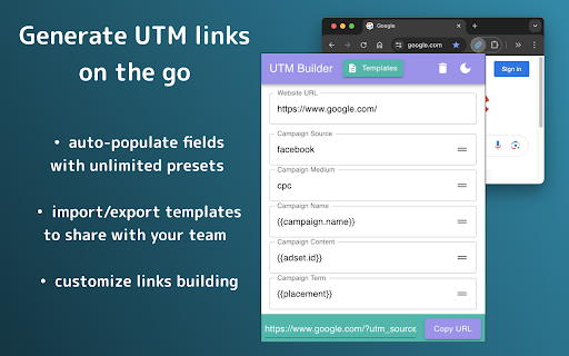 UTM Builder from Chrome web store to be run with OffiDocs Chromium online UTM Builder from Chrome web store to be run with OffiDocs Chromium online