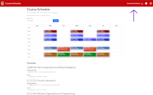 UW Madison Schedule Downloader from Chrome web store to be run with OffiDocs Chromium online UW Madison Schedule Downloader from Chrome web store to be run with OffiDocs Chromium online