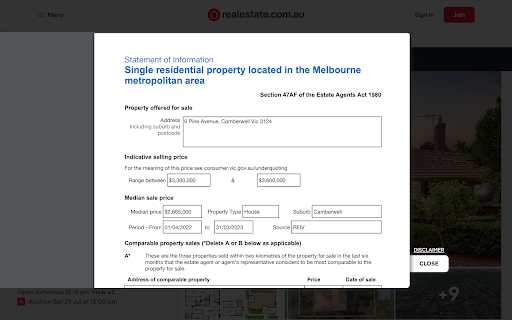 Victoria Real Estate Statement of Information from Chrome web store to be run with OffiDocs Chromium online Victoria Real Estate Statement of Information from Chrome web store to be run with OffiDocs Chromium online