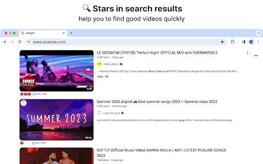 VidStar : Star Rating for Youtube Videos from Chrome web store to be run with OffiDocs Chromium online VidStar : Star Rating for Youtube Videos from Chrome web store to be run with OffiDocs Chromium online