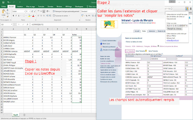 VieScolaire.net remplisseur de notes from Chrome web store to be run with OffiDocs Chromium online VieScolaire.net remplisseur de notes from Chrome web store to be run with OffiDocs Chromium online