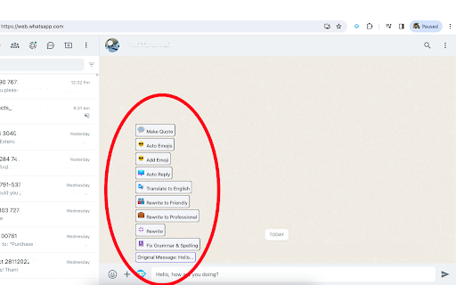 waGpt ChatGpt for WhatsApp from Chrome web store to be run with OffiDocs Chromium online waGpt ChatGpt for WhatsApp from Chrome web store to be run with OffiDocs Chromium online