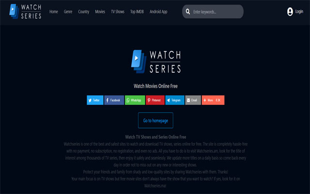 WATCH SERIES from Chrome web store to be run with OffiDocs Chromium online WATCH SERIES from Chrome web store to be run with OffiDocs Chromium online