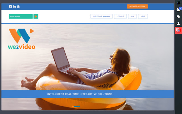 WE2VIDEO Direct Screenshare Room Extension from Chrome web store to be run with OffiDocs Chromium online WE2VIDEO Direct Screenshare Room Extension from Chrome web store to be run with OffiDocs Chromium online