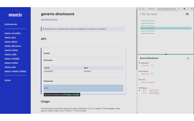 Web Component DevTools from Chrome web store to be run with OffiDocs Chromium online Web Component DevTools from Chrome web store to be run with OffiDocs Chromium online
