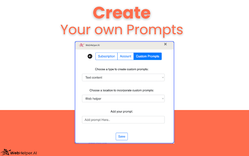 WebHelper.AI from Chrome web store to be run with OffiDocs Chromium online WebHelper.AI from Chrome web store to be run with OffiDocs Chromium online