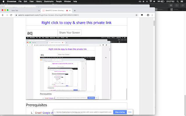WebRTC Screening Sharing from Chrome web store to be run with OffiDocs Chromium online WebRTC Screening Sharing from Chrome web store to be run with OffiDocs Chromium online