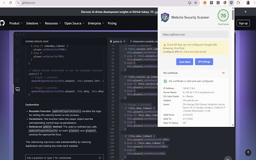 Website Security Scanner from Chrome web store to be run with OffiDocs Chromium online Website Security Scanner from Chrome web store to be run with OffiDocs Chromium online