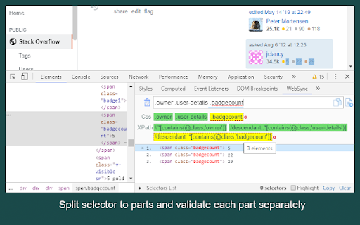 WebSync: Generate Validate Selectors from Chrome web store to be run with OffiDocs Chromium online WebSync: Generate Validate Selectors from Chrome web store to be run with OffiDocs Chromium online