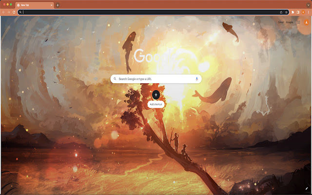 Whale silhouette Theme from Chrome web store to be run with OffiDocs Chromium online Whale silhouette Theme from Chrome web store to be run with OffiDocs Chromium online