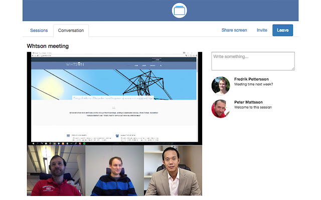 Whtson Screen Sharing from Chrome web store to be run with OffiDocs Chromium online Whtson Screen Sharing from Chrome web store to be run with OffiDocs Chromium online