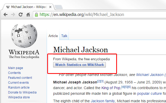 WikiShark Wikipedia Statistics from Chrome web store to be run with OffiDocs Chromium online WikiShark Wikipedia Statistics from Chrome web store to be run with OffiDocs Chromium online