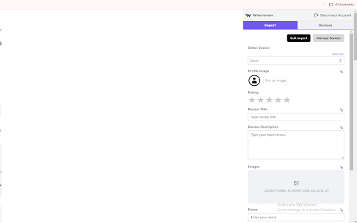 WiserReview from Chrome web store to be run with OffiDocs Chromium online WiserReview from Chrome web store to be run with OffiDocs Chromium online