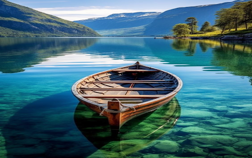 Wooden boat on the lake wallpaper from Chrome web store to be run with OffiDocs Chromium online Wooden boat on the lake wallpaper from Chrome web store to be run with OffiDocs Chromium online