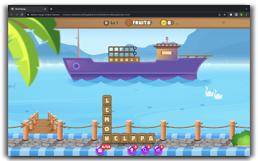 Word Cargo Puzzle Game from Chrome web store to be run with OffiDocs Chromium online Word Cargo Puzzle Game from Chrome web store to be run with OffiDocs Chromium online