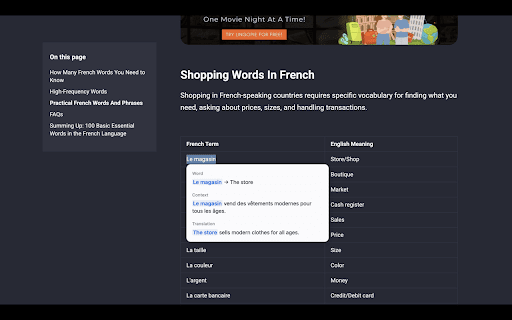 Word in Context Translator from Chrome web store to be run with OffiDocs Chromium online Word in Context Translator from Chrome web store to be run with OffiDocs Chromium online