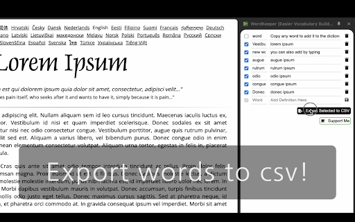 WordKeeper (Easier Vocabulary Builder) Language Learning from Chrome web store to be run with OffiDocs Chromium online WordKeeper (Easier Vocabulary Builder) Language Learning from Chrome web store to be run with OffiDocs Chromium online