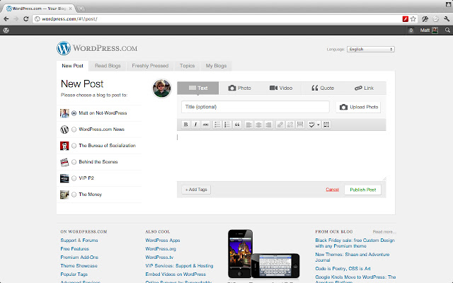 WordPress.com from Chrome web store to be run with OffiDocs Chromium online WordPress.com from Chrome web store to be run with OffiDocs Chromium online