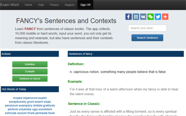 WORDs Sentences and Contexts from Chrome web store to be run with OffiDocs Chromium online WORDs Sentences and Contexts from Chrome web store to be run with OffiDocs Chromium online