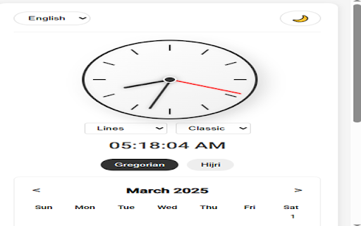 World Clock Calendar from Chrome web store to be run with OffiDocs Chromium online World Clock Calendar from Chrome web store to be run with OffiDocs Chromium online