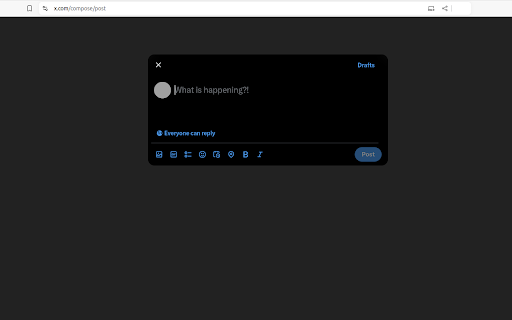 Write only x/twitter (block feed) from Chrome web store to be run with OffiDocs Chromium online Write only x/twitter (block feed) from Chrome web store to be run with OffiDocs Chromium online