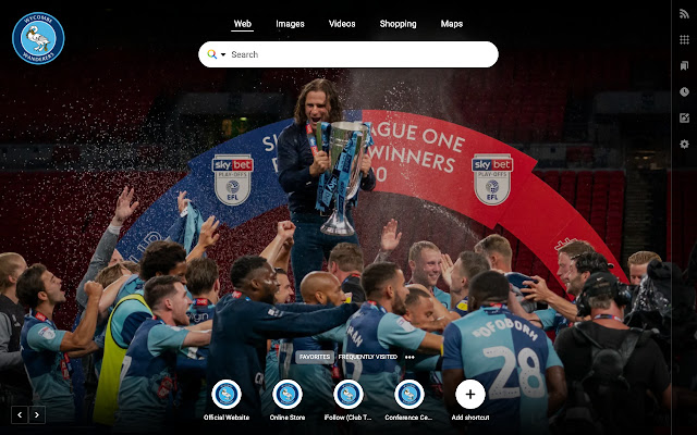 Wycombe Wanderers Football Club from Chrome web store to be run with OffiDocs Chromium online Wycombe Wanderers Football Club from Chrome web store to be run with OffiDocs Chromium online