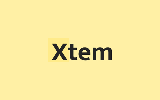 Xtem from Chrome web store to be run with OffiDocs Chromium online Xtem from Chrome web store to be run with OffiDocs Chromium online