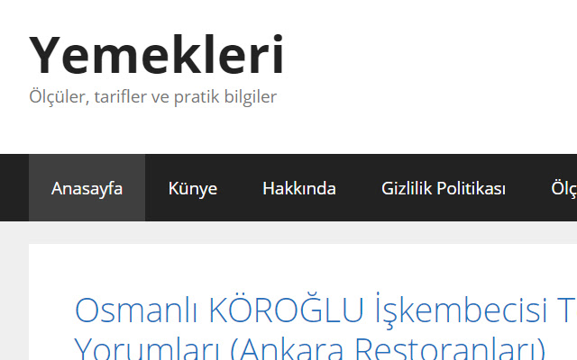 Yemekler Adına Herşey from Chrome web store to be run with OffiDocs Chromium online Yemekler Adına Herşey from Chrome web store to be run with OffiDocs Chromium online
