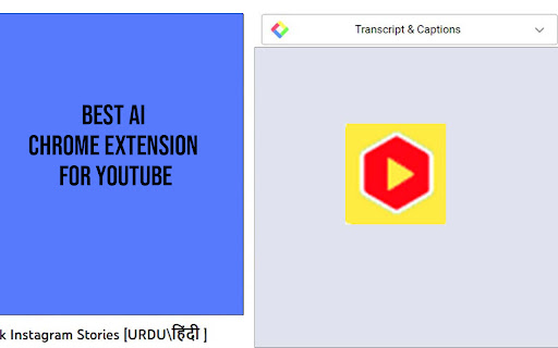 YouTube Captions with ChatGPT from Chrome web store to be run with OffiDocs Chromium online YouTube Captions with ChatGPT from Chrome web store to be run with OffiDocs Chromium online