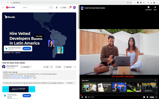 YouTube Dual Panel AD Blocker from Chrome web store to be run with OffiDocs Chromium online YouTube Dual Panel AD Blocker from Chrome web store to be run with OffiDocs Chromium online