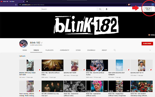 YouTube: Filter by Views from Chrome web store to be run with OffiDocs Chromium online YouTube: Filter by Views from Chrome web store to be run with OffiDocs Chromium online