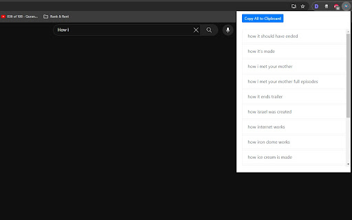 YouTube Suggestion Extractor from Chrome web store to be run with OffiDocs Chromium online YouTube Suggestion Extractor from Chrome web store to be run with OffiDocs Chromium online