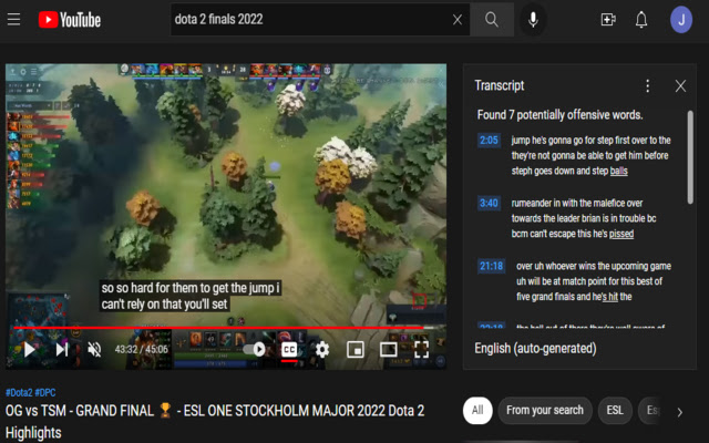 Youtube Transcript Content Filter from Chrome web store to be run with OffiDocs Chromium online Youtube Transcript Content Filter from Chrome web store to be run with OffiDocs Chromium online