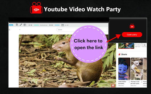 YouTube Video Watch Party from Chrome web store to be run with OffiDocs Chromium online YouTube Video Watch Party from Chrome web store to be run with OffiDocs Chromium online