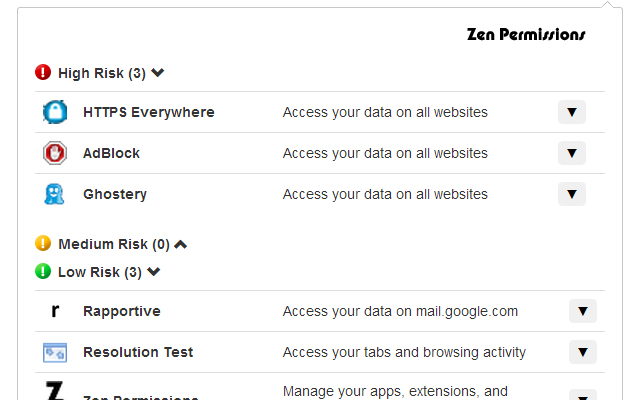 Zen Permissions from Chrome web store to be run with OffiDocs Chromium online Zen Permissions from Chrome web store to be run with OffiDocs Chromium online
