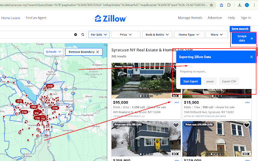 Zillow Data Scraper Agent and Property Export from Chrome web store to be run with OffiDocs Chromium online Zillow Data Scraper Agent and Property Export from Chrome web store to be run with OffiDocs Chromium online